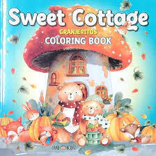 COZY BOOK SWEET COTTAGE COLORING BOOK - CARO BOOKS