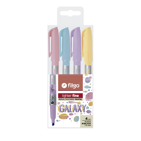 Resaltador Lighter Fine Fluo x4 - Filgo