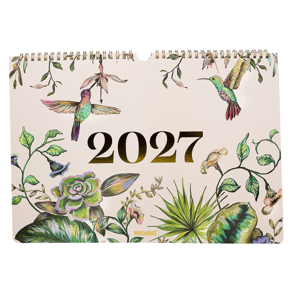 Calendario 35x25 Floral - Mooving