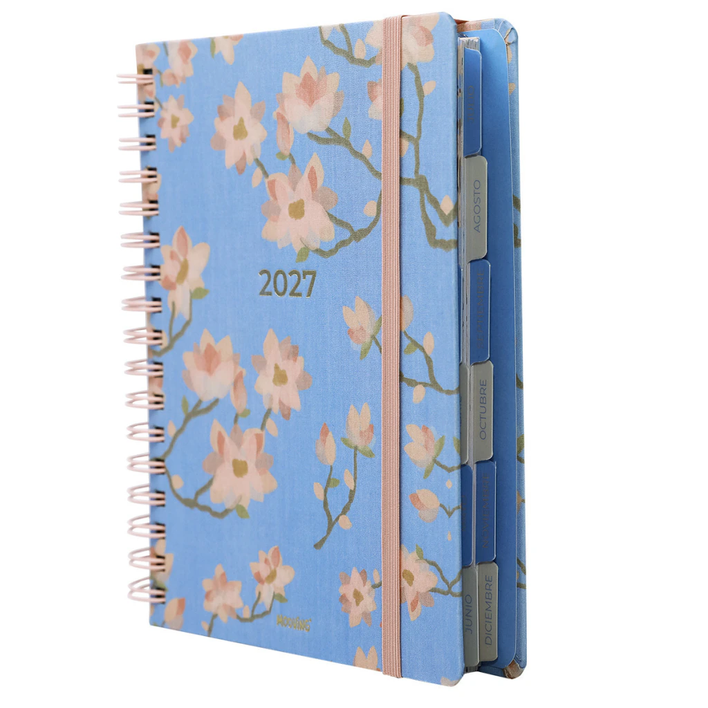 Agenda 16,5x22 Diaria Cerezo - Mooving