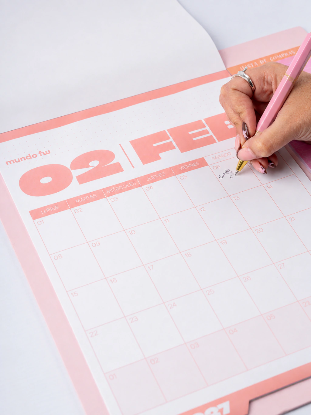 PLANNER DE HELADERA FW 35X35CM 2027