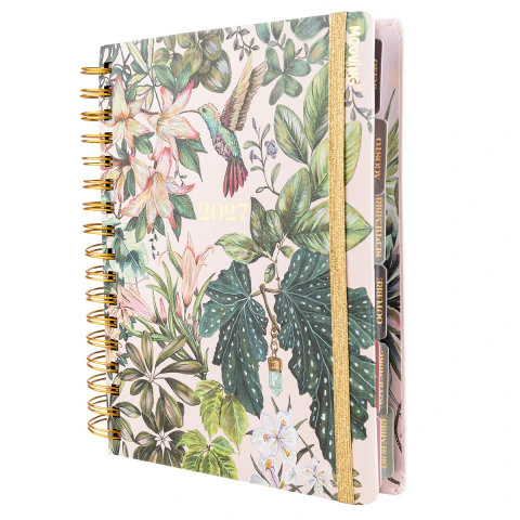 Agenda 16,5x22 Diaria Floral - Mooving