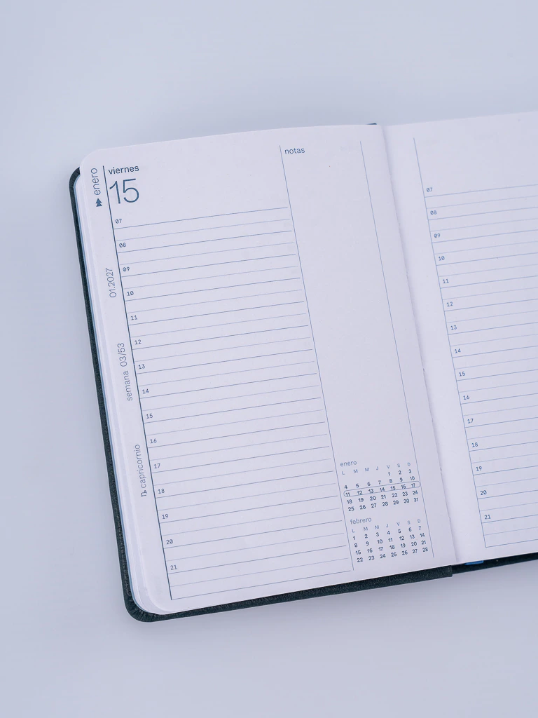 AGENDAS BPACK DIARIA COSIDA 15X21 BPACK RAW 2027