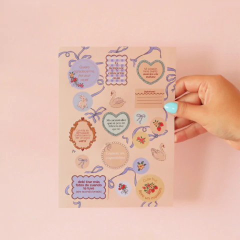 Stickers A5 Coquete 2.0 - Paprika - comprar online