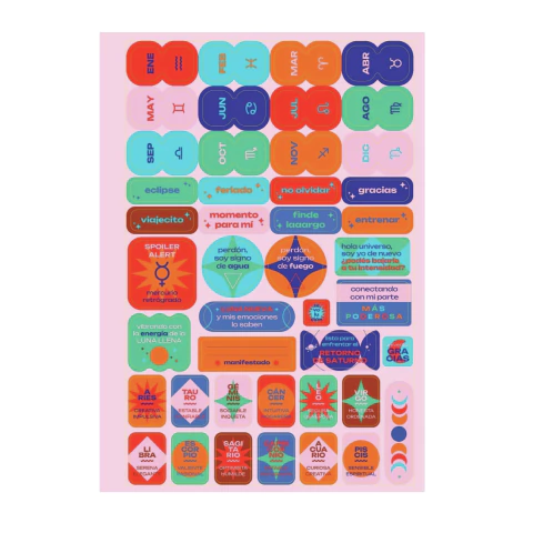 Stickers A5 Astrolove - Paprika - comprar online