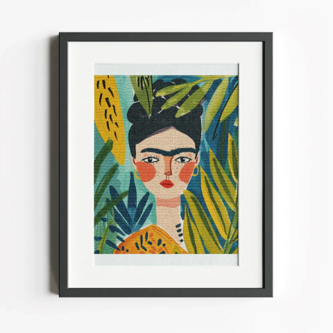 Pintando con Números 47x57 cm Frida Khalo - Las Lupes - comprar online