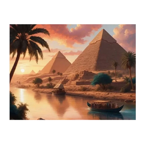 Diamond Painting 30x40 cm - Pirámides de Guiza - comprar online