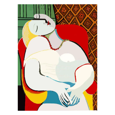Diamond Painting 50x40 cm - Le Reve Pablo Picasso - comprar online