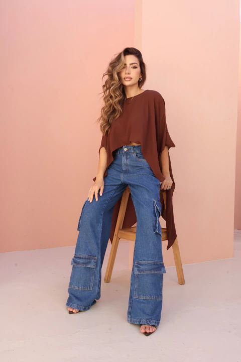 Calça Cargo Zayra - Loja Bimô