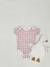 Body americano manga corta vichy - comprar online