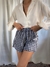 SHORTS VERANO MAXI VICHY P&B na internet