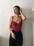 BUSTIER BARDOT BURGUNDY