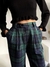 CALÇA ICONIQUE TARTAN MARINHO - comprar online