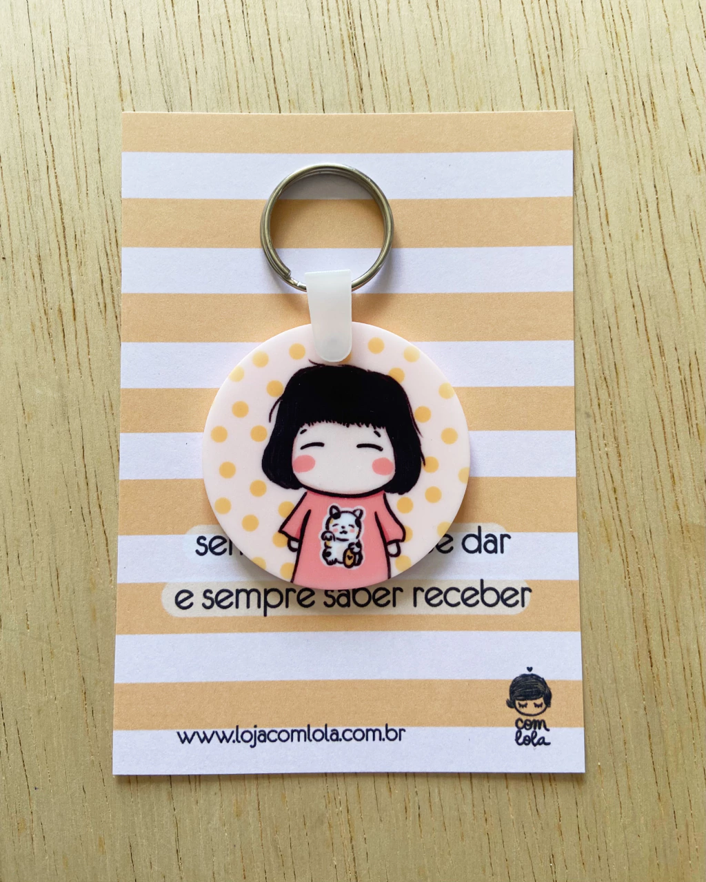 chaveiro Ayumi Manekineko