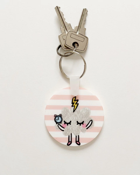 Chaveiro Serafim "Tudo tem o seu tempo"