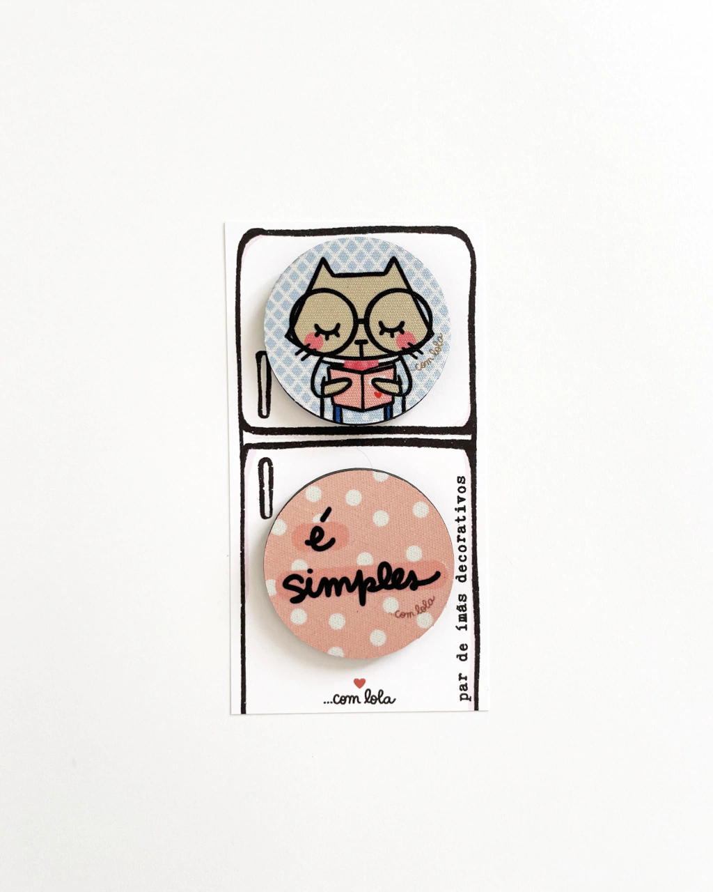 Dupla ímã decorativo Dôdu