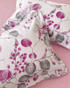 Forro Duvet Roma print Botánico rosa - comprar online