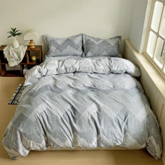 Forro Duvet Roma Print Tweed Gris en internet