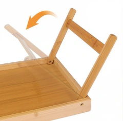 Mesa doblada bambú - comprar online