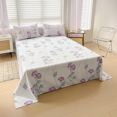 Juego de Sábana Roma Floral campanillas - comprar online