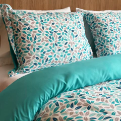 Tendido Acolchado HOJAS AZUL SPAZIOS - comprar online