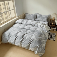 Forro Duvet Roma Print Tweed Gris - comprar online