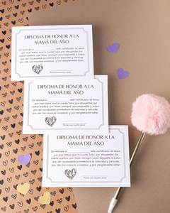Diplomas Día de la Madre - PaperCat