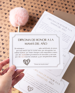 Diplomas Día de la Madre