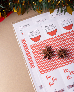 Stickers cierra bolsa / cierra caja navidad en internet