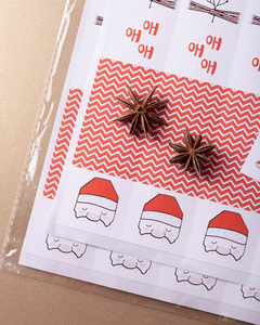 Stickers cierra bolsa / cierra caja navidad - tienda online