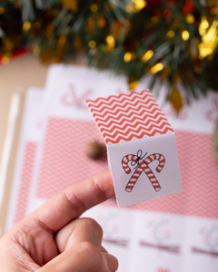 Stickers cierra bolsa / cierra caja navidad
