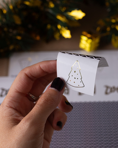 Stickers Navidad Cierra bolsas/cajas con foil stamping en internet