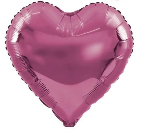 Globo metalizado Corazon 18" ROSA