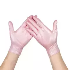 Guantes de Nitrilo Rosa Perlado x 100 - comprar online