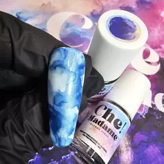 Tinta al Alcohol Metalizada Azul para Marmolados - Che Madame