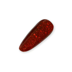 Color Gel Mizo 410 - Rojo Glitter Grande - Esmalte UV Semipermanente en internet
