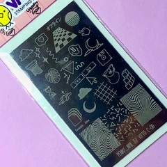 Placa Stamping Vapor Wave - Diseño Penny by Vitto en internet
