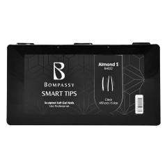 Smart Tips Sculpted Almond S Premium - Soft Gel Bompassy x 450 u.