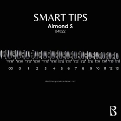 Smart Tips Sculpted Almond S Premium - Soft Gel Bompassy x 450 u. - Penny Nail