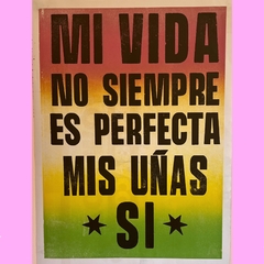 Afiche “Mi vida” 74x55 - Lámina Decoración