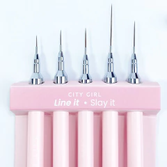 Kit 5 Pinceles Liner con Tapa - dos opciones de marca - tienda online