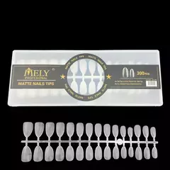 Tips Cortos Almendra MELY Prelimados - en Caja x 300u - para Soft gel y Press on Nails - comprar online