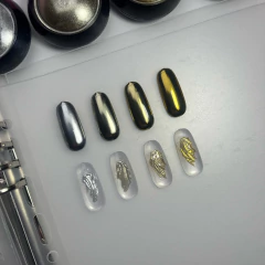 Polvo Cromado - Espejo Oro Intenso - ManiCurie - Penny Nail
