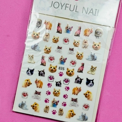 Stickers autoadhesivos ultrafinos - gatitos #835