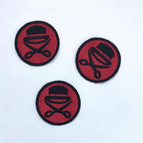 Parche Bordado Barber Redondo