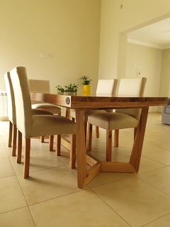 MESA W PIE EN MADERA EN ZOITA 2" C/R en internet