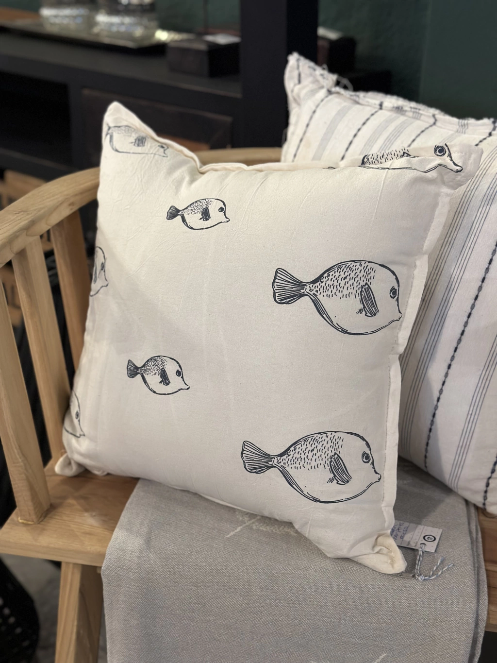 ALMOHADÓN PECES 50x50