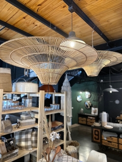 LAMPARA RATTAN 1 MT DE DIAMETRO