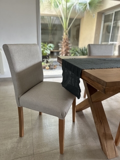 MESA X PIE EN MADERA EN ZOITA 2" C/R - tienda online