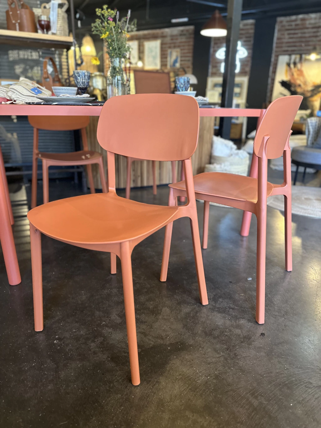 SILLA MALLORCA LADRILLO | COLECCIÓN AMALFI